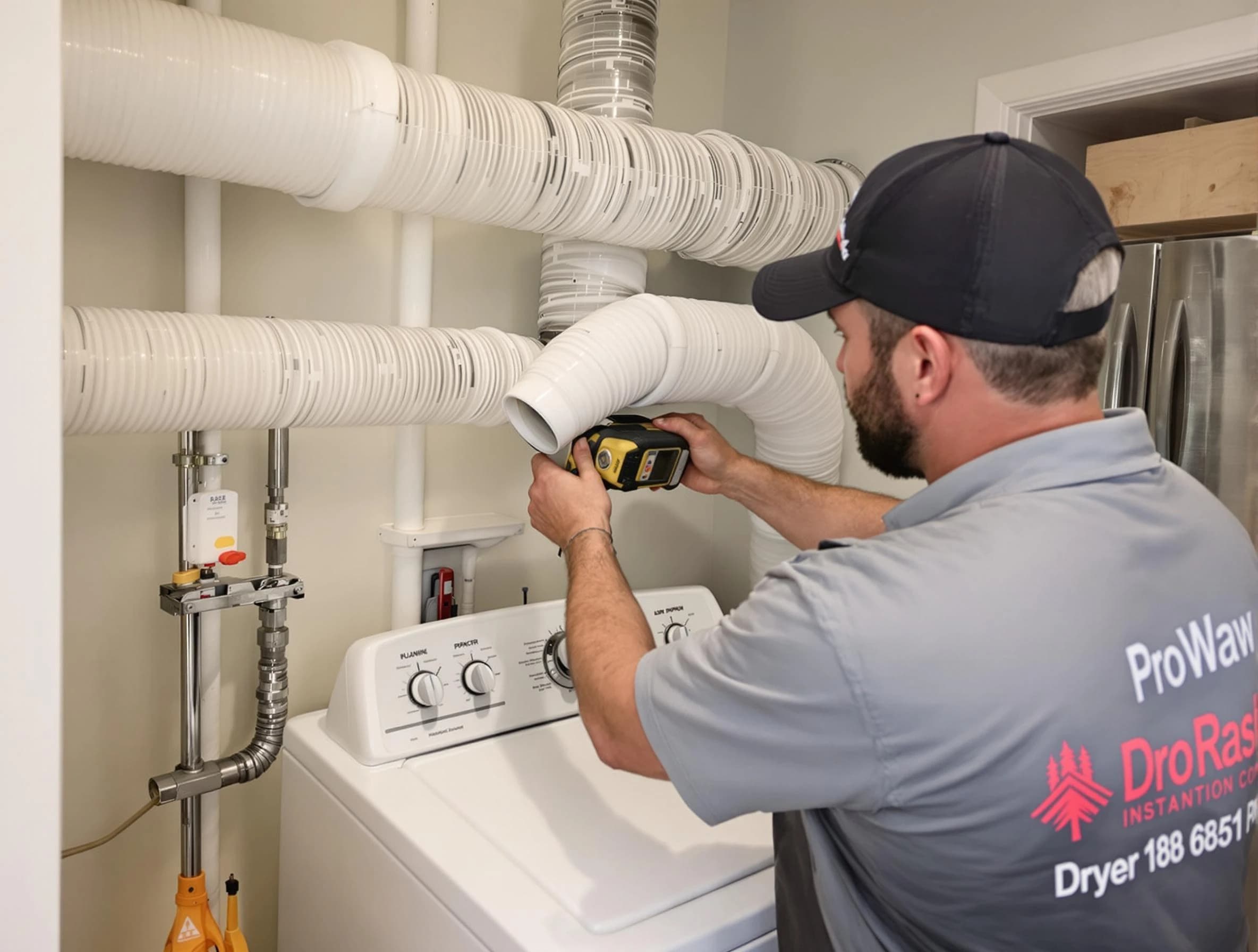 Professional dryer vent hose installation by Pleasant Grove Dryer Vent Cleaning in Pleasant Grove