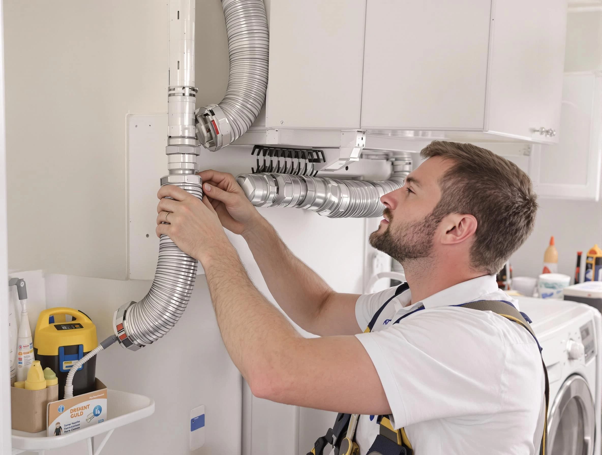 Professional dryer vent repair and installation by Pleasant Grove Dryer Vent Cleaning in Pleasant Grove